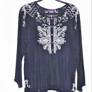 Johnny Was Long Sleeve Blouse